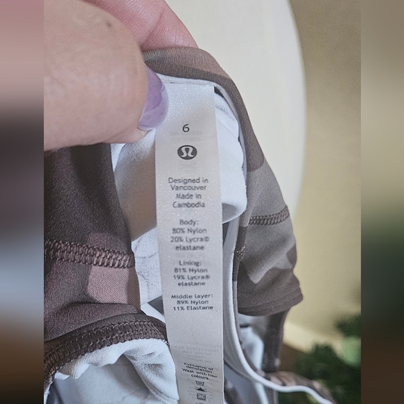 Lululemon Align™ Tank Size 6 Heritage 365 Camo Dusty Bronze Multi - Picture 6 of 8